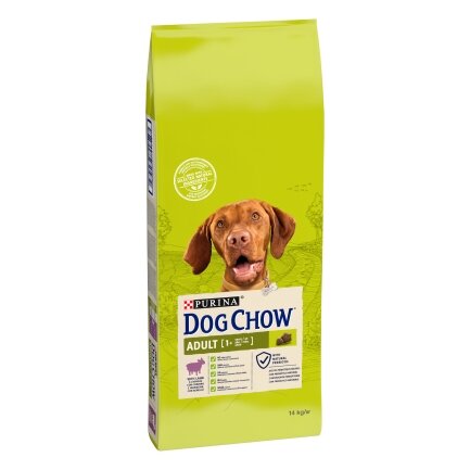 Сухий корм DOG CHOW Adult 1+ для дорослих собак з ягням 14 кг — Фото 2