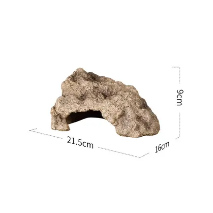 Кутова печера Repti-Zoo 21x16x9см (EHR08M): додаткове фото 4