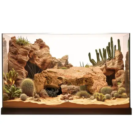 Декорація криївка Terrario Mountain Shelf M 22x17x8,5см (23188): додаткове фото 6