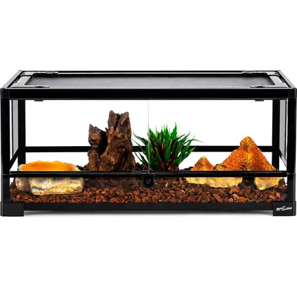 Тераріум Repti-Zoo 60x45x32см зі скляними дверцятами, замком та водостійким дном (RK0117N): додаткове фото 2