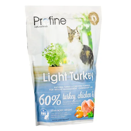 Сухий корм Profine Light для котів із зайвою вагою, з індичкою та куркою, 300 г: додаткове фото 5
