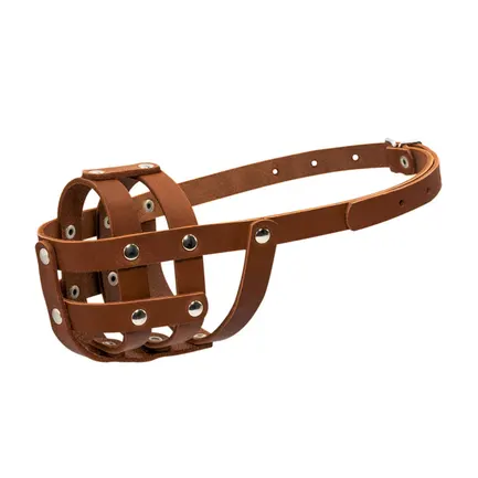 Намордник м'який "CoLLaR" №0 (спанієль) коричневий: додаткове фото 2