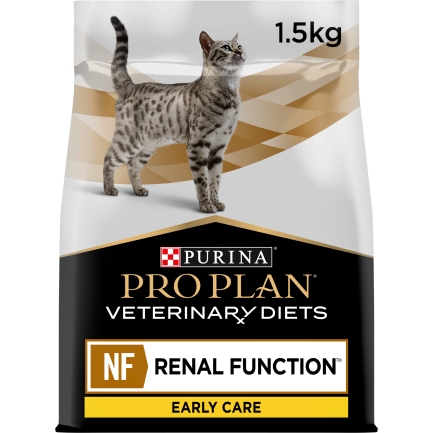 Сухий дієтичний корм PRO PLAN VETERINARY DIETS NF Renal Function Early Care для дорослих котів для підтримання функції нирок при хронічній хворобі нирок на ранніх стадіях 1,5 кг