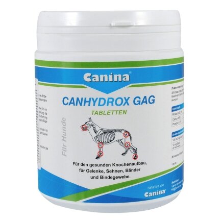 Вітаміни Canina Canhydrox GAG для собак, при проблемах з суглобами та м&#039;язами, 600 г (360 таб)