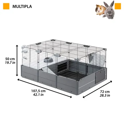 Ferplast CAGE MULTIPLA BLACK Клітка для гризунів — Фото 1