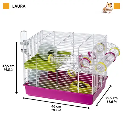 Ferplast CAGE LAURA Клітка для хом'яків біла: додаткове фото 2