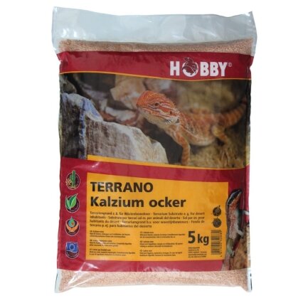 Субстрат кальцієвий Hobby Terrano Calcium Substrate ochre 2-3мм, 5кг (34068) — Фото 2