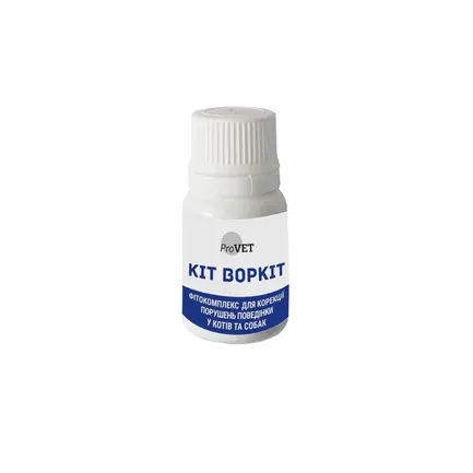 Фітокомплекс ProVET "Кіт Воркіт" для корекції порушень поведінки у котів та собак, 20 мл: додаткове фото 3
