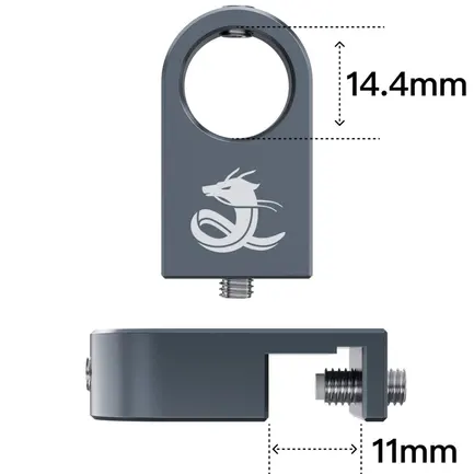 Тримач для трубок 13мм, трубок Chihiros Metal Pipe Clamp 13мм: додаткове фото 3