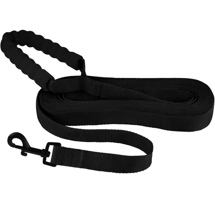 Повідець для Собак Bronzedog Active Нейлоновий з М'якою Ручкою Чорний L: додаткове фото 2
