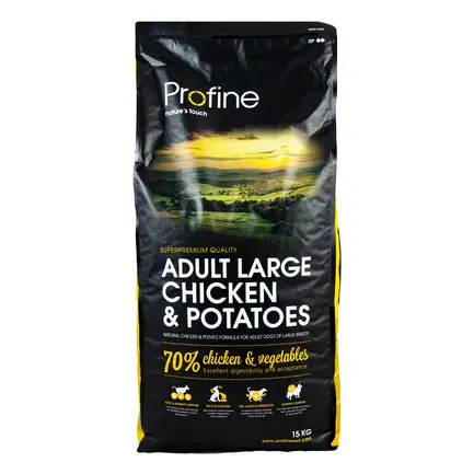 Сухий корм Profine Adult Large для дорослих собак великих порід, з куркою та картоплею, 15 кг: додаткове фото 3
