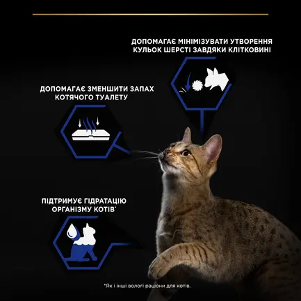 Вологий корм PRO PLAN Adult Indoor для дорослих котів що живуть вдома шматочки у підливці з лососем 85 г: додаткове фото 7