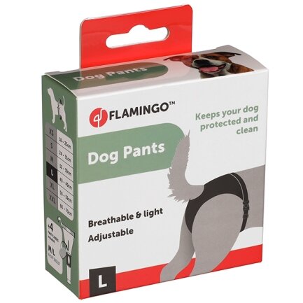 Flamingo Dog Pants Sasha ФЛАМІНГО САША гігієнічні труси для собак L