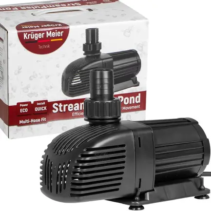 Енергоефективний насос для ставка Kruger Meier StreamPulse Pond 13000 л/год із захистом: додаткове фото 8