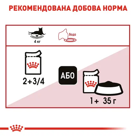 Вологий корм Royal Canin INSTINCTIVE IN GRAVY для котів всіх порід 85 г: додаткове фото 6