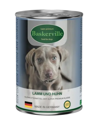 Baskerville Консерви для собак. Ягня та півень 400 г