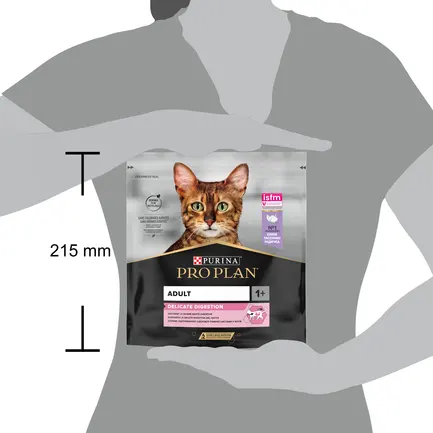 Сухий корм PRO PLAN Adult 1+ Delicate Digestion для дорослих котів з чутливою травною системою з індичкою 400 г: додаткове фото 3