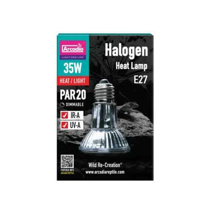 ARCADIA HALOGEN BASKING SPOT 35 WATT (R2100153) лампа для рептилій: додаткове фото 3