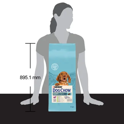 Сухий корм DOG CHOW Puppy <1 для цуценят з ягням 14 кг: додаткове фото 4