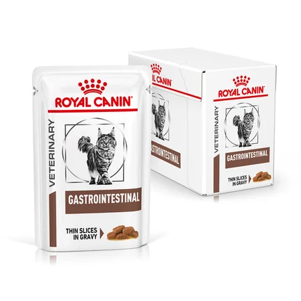 Дієтичний вологий корм Royal Canin GASTROINTESTINAL CAT (шматочки у соусі) для котів 85 г: додаткове фото 2