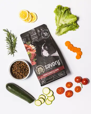Сухий корм Savory Small для собак малих порід, зі свіжим ягням та індичкою, 1 кг: додаткове фото 6