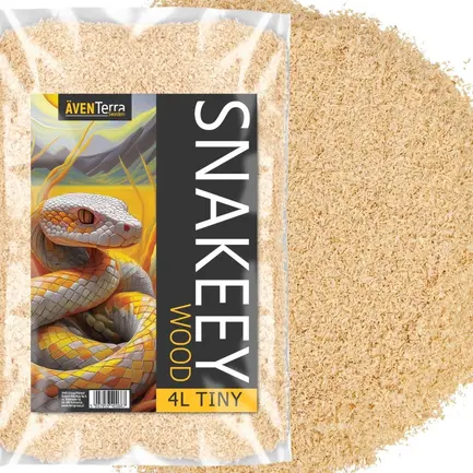 Натуральна деревна підстилка Aventerra Sweden SNAKEEY Wood Tiny 4 л для гризунів і змій: додаткове фото 9