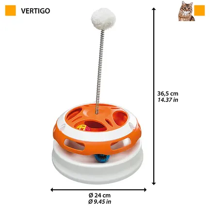 Ferplast VERTIGO Іграшка-карусель для котів, пластик: додаткове фото 2