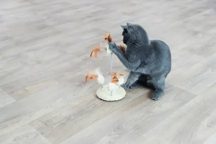 Іграшка для котів Trixie набір на пружинках люфа сизаль, 15 х 30 см: додаткове фото 3