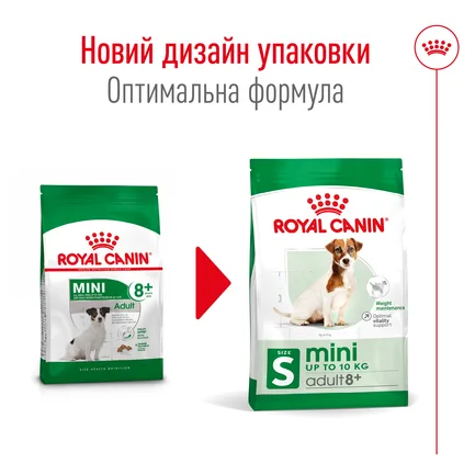 Сухий корм Royal Canin MINI ADULT 8+ для собак зрілого віку малих порід 0,8 кг: додаткове фото 3