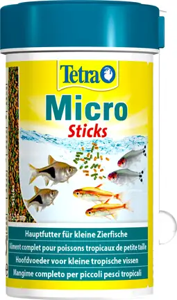 Корм Tetra Micro Sticks для акваріумних дрібних рибок мікропалички 100 мл