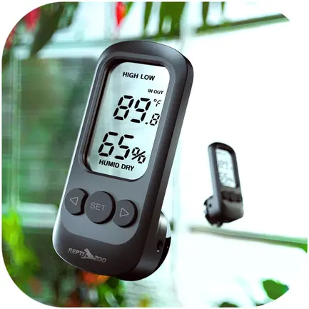 Гігрометр - термометр цифровий Repti-Zoo Digital Alarm Thermometer Hygrometer (SH129): додаткове фото 2