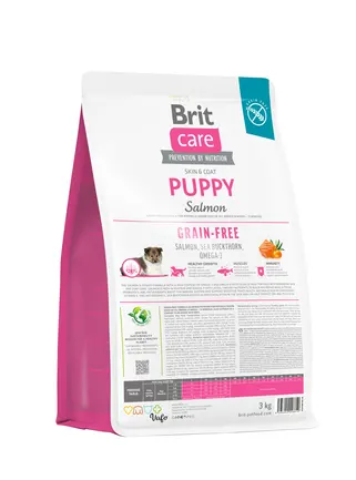 Сухий корм Brit Care Dog Grain-free Puppy для цуценят, беззерновий з лососем, 3 кг: додаткове фото 5