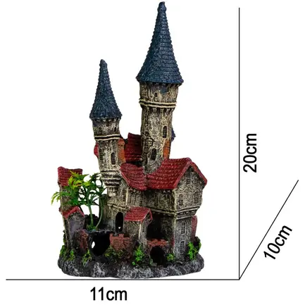 Декорація замок Kruger Meier Mystic Castle 11x10x20см (121121): додаткове фото 2
