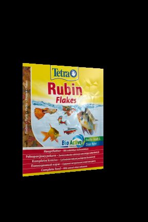 Корм Tetra Rubin Flakes для акваріумних рибок, для забарвлення, 12 г (пластівці) — Фото 1