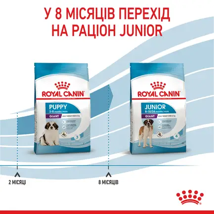 Сухий корм Royal Canin GIANT PUPPY для цуценят гігантських порід 1 кг: додаткове фото 7