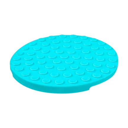 Килимок для злизування і повільного харчування WAUDOG Silicone, 211х211х30 мм, блакитний: додаткове фото 5