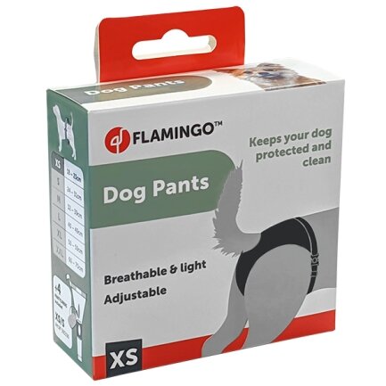 Flamingo Dog Pants Sasha ФЛАМІНГО САША гігієнічні труси для собак XS