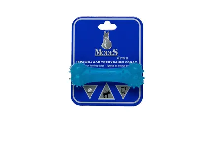 Кістка блакитна розмір XS-8см, Дента (Denta) іграшка для собак MODES
