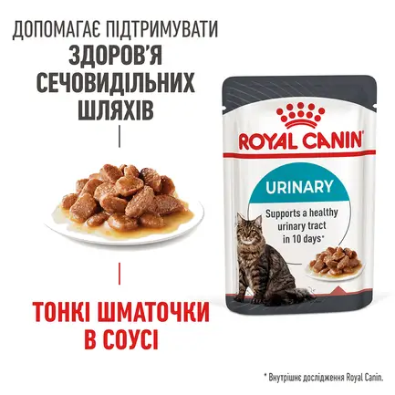 Вологий корм Royal Canin URINARY CARE для котів всіх порід 85 г: додаткове фото 2