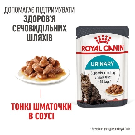 Вологий корм Royal Canin URINARY CARE для котів всіх порід 85 г — Фото 1