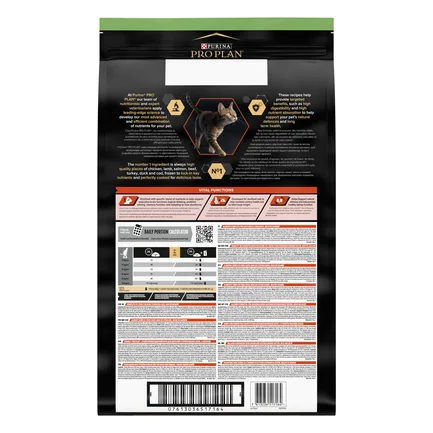 Сухий корм PRO PLAN Sterilised Adult 1+ Vital Functions для дорослих котів після стерилізації з лососем 10 кг: додаткове фото 3