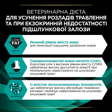Вологий дієтичний корм PRO PLAN VETERINARY DIETS EN Gastrointestinal для дорослих собак для усунення розладів травлення мус 195 г: додаткове фото 6