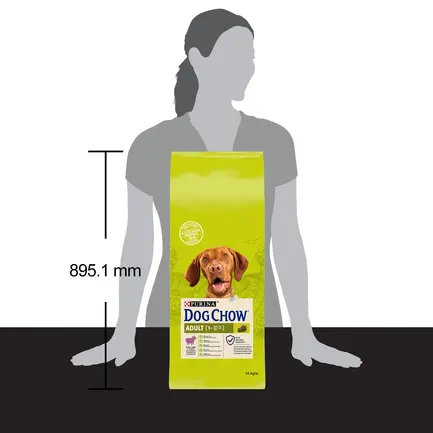 Сухий корм DOG CHOW Adult 1+ для дорослих собак з ягням 14 кг: додаткове фото 5