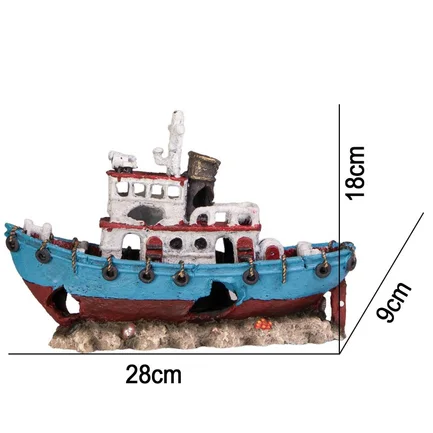 Декорація корабель Kruger Meier Shipwreck 28x9x18см (301220): додаткове фото 2