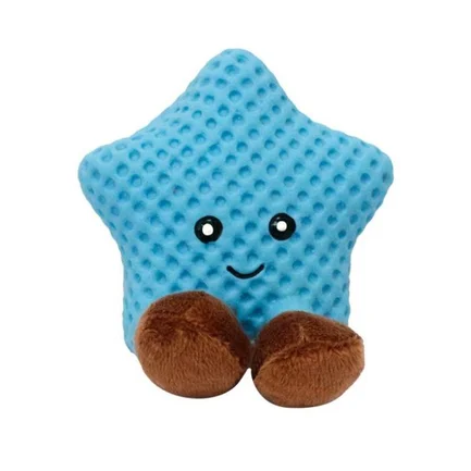 MISOKO Іграшка для собак зірка, латекс, синя, 9 см