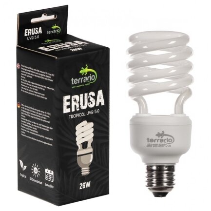 Люмінесцентна лампа Terrario Erusa Tropical UVB 5.0 26W (TR-ERUSA-5.0-26W)