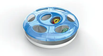 Іграшка для котів "Ufo" два м’яча, 25x8 см