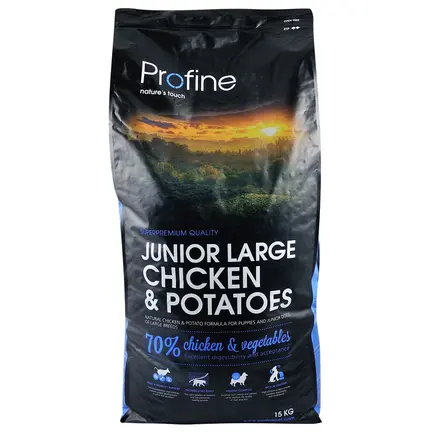 Сухий корм Profine Junior Large для цуценят та юніорів великих порід, з куркою та картоплею, 15 кг: додаткове фото 3