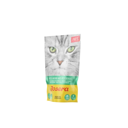 Вологий корм для котів Josera паштет качка та курка з петрушкою 16x85g
