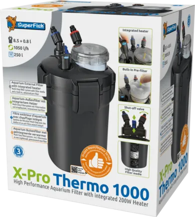 Зовнішній фільтр SF X PRO THERMO 1000 (N7031705) з нагрівачем